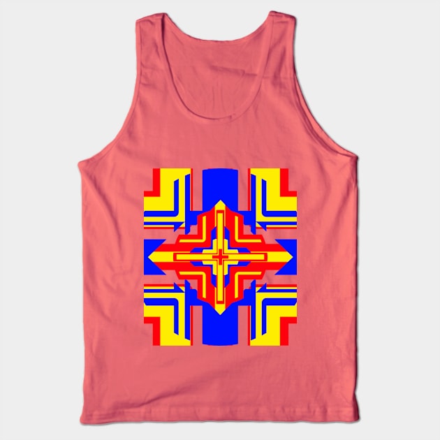 superman colored pattern #2 Tank Top by SuperDudes Superstore